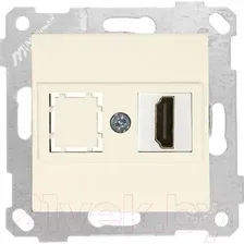 Розетка HDMI Mutlusan Rita 2200-457-0102 (слоновая кость)