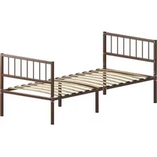 Кровать Домаклево Металика В3+В3 80х190 (коричневый)