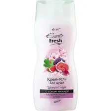 Крем-гель для душа Вiтэкс Exotic Fresh, инжир и сакура, 515 мл