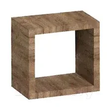 Полка-ячейка Глазов Nature 100 (дуб табачный Craft)