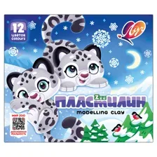 Пластилин Луч 12 цв.
