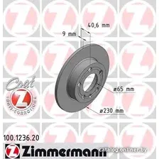 Тормозной диск Zimmermann 100123620