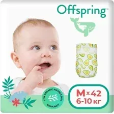 Подгузники Offspring M 6-10 кг Авокадо (42 шт)