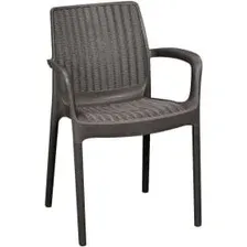 Стул пластиковый Keter Bali Mono / 230670 (коричневый)