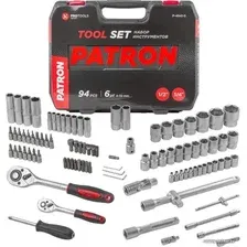 Набор трещотка с головками и битами Patron P-4941-5 (94 предмета)