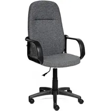 офисное компьютерное кресло Tetchair Leader (ткань), серый