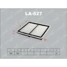 Воздушный фильтр LynxAuto LA827