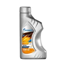 Моторное масло 15W40 минеральное ГАЗПРОМНЕФТЬ Super 1 л (253142146)