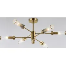 Люстра Ambrella LH55161/6 BS/CL (латунь/прозрачный)