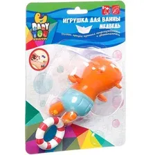 Игрушка для ванной Bondibon Плавающий медведь ВВ3221