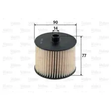 Фильтр топливный CITROEN C4C5 20 HDI 04 FORD 20TDCi 06 VOLVO C70V50 20D 04 VALEO 587915