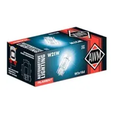 Автолампа AWM W21W 12V 21W (W3X16D)