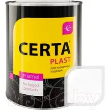 Краска Certa Plast 0.8 кг (полуглянцевый белый)