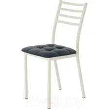 Стул AMC Comfort 4К3.16 (кожзам антрацит/слоновая кость)
