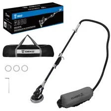 Шлифмашина для стен и потолков DEKO DKWS1400 PRO 1400Вт,215(225)мм, 800-2000oб/мин, длина 1070-1970мм,7 скоростей, подсветка,подключ.к пылесосу,кабель 4.5м 4.9кг