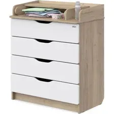 Детский комод Атон Мебель Сириус-2 804 Wood (дуб галифакс)