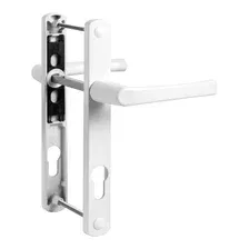 Ручка дверная на планке для узкопрофильных замков PUNTO HANDLE.92.25.67-75 RAL 9016 белый