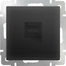 Розетка телефонная Werkel WL08-RJ-11 (черный)