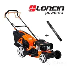 Газонокосилка бензиновая самоходная SKIPER GW511S шир.обр.51 см, двиг.Loncin 5лс, мульчирование, стал.дека, травоcб.70л, дополнительный НОЖ и масло в подарок