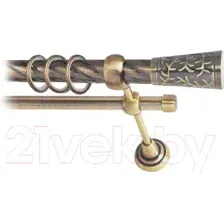 Карниз для штор Lm Decor Византия 066 2р витой 25/16мм (антик, 3м)
