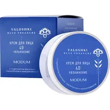 Крем для лица Modum Valoshki. Blue Treasure, 4D увлажнение, 100 г