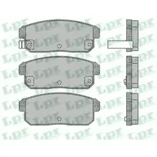 Тормозные колодки дисковые задняя ось LPR 05P1432