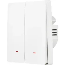 Выключатель Hommyn zigbee 2 клавиши SWZBNN02W (без нейтрали)