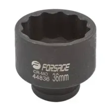 Головка ударная 1/2" 36 мм 12 граней глубокая FORSAGE