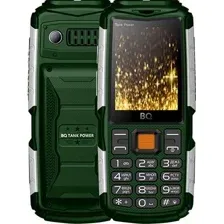 Кнопочный телефон BQ BQ-2430 Tank Power (зеленый)