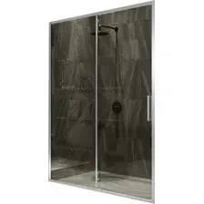 Душевая дверь MaybahGlass 195x120 MGD-1541-5 (бронза стекло/хром матовый)