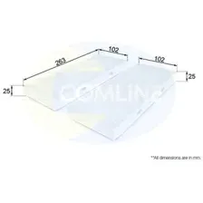 Салонный фильтр Comline EKF221