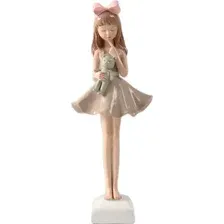 Статуэтка Sima-Land Малышка в платье с мишкой в руках 10421059