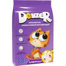 Наполнитель для туалета Doyzer cиликагелевый с ароматом лаванды 3.8 л