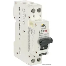 Дифференциальный автомат IEK AR-B06S-1N-C20C030