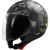 Мотошлем LS2 OF558 Sphere Lux II Maxca (XL, черный глянцевый/желтый)