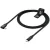 Кабель Satechi Right Angle Data and Charging Cable USB Type-C - USB Type-C AP-YCR100K (1 м, черный)