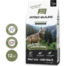 Сухой корм для собак Natura Wild Dog Ontario Wildland с ягненком и французской свининой / 795042 (12кг)