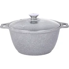 Кастрюля Kukmara кмс22а (светлый мрамор)