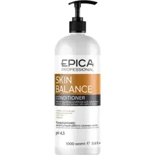 Кондиционер для волос Epica Professional Skin Balance, регулирующий работу сальных желез, 1 л