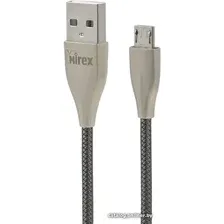 Кабель Mirex 13700-BC017MGR USB Type-A - microUSB (1.2 м, серый)
