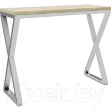 Барный стол Hype Mebel Амарион 120x55x110 (белый/древесина белая)