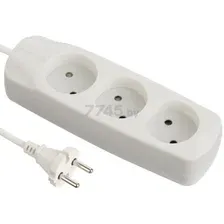 Удлинитель Electraline 62000 (1.5м, белый)