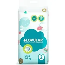Подгузники Lovular Sweet Kiss S 3-7 кг (56 шт)
