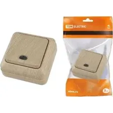 Выключатель TDM Electric Ладога SQ1801-0047 (сосна)