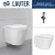 Унитаз подвесной Lauter Longer 2110822 + Breez 21GN7072BM