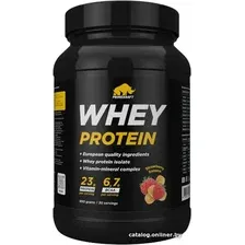 Протеин сывороточный (концентрат) Prime Kraft Whey Protein с витаминами и минералами (900г, клубника/банан)