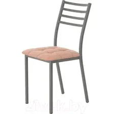 Стул AMC Comfort 4К4.7 (кожзам коралл/графит)