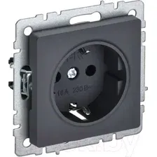 Розетка IEK Brite BR-R14-16-K53 (графит)