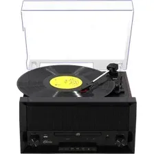 Проигрыватель виниловых пластинок Ritmix LP-400B (коричневый)