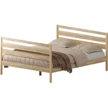 Кровать Домаклево Лето 160x190+В3+В3 (натуральный)